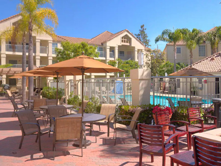 Poolside and deck at Hyatt House 